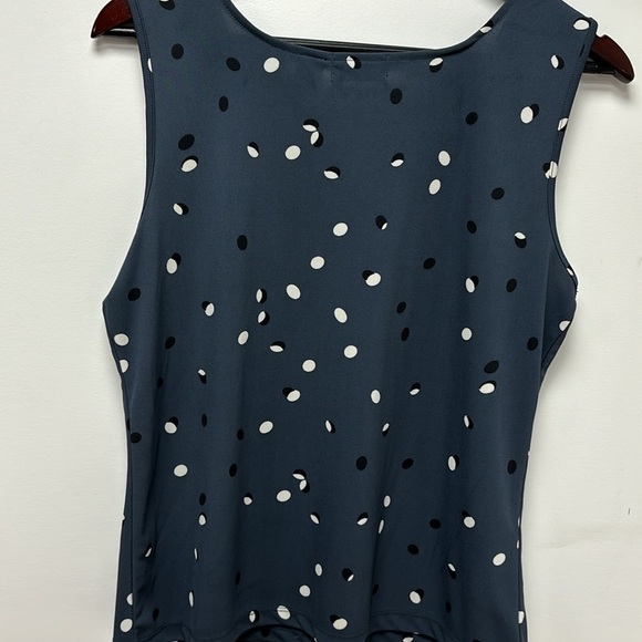 Liz Claiborne Womens Polka Dot Set sleeveless shirt size L - Picture 7 of 14